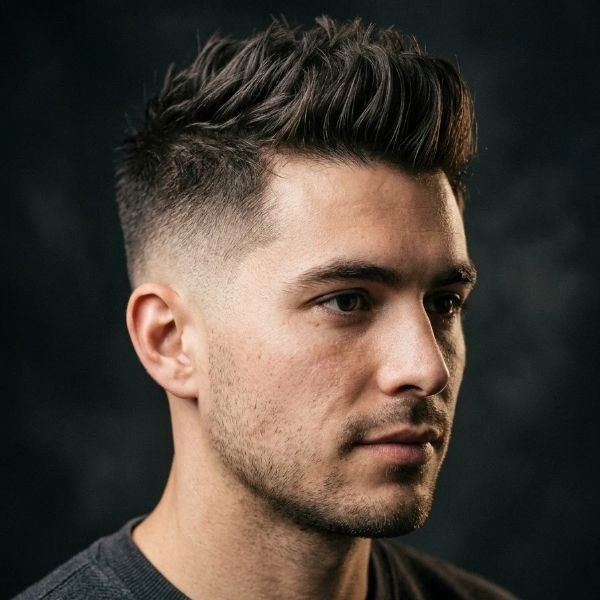 Burst Fade Faux Hawk