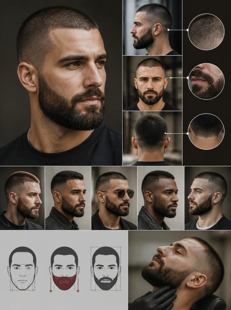Buzz Cut with Beard