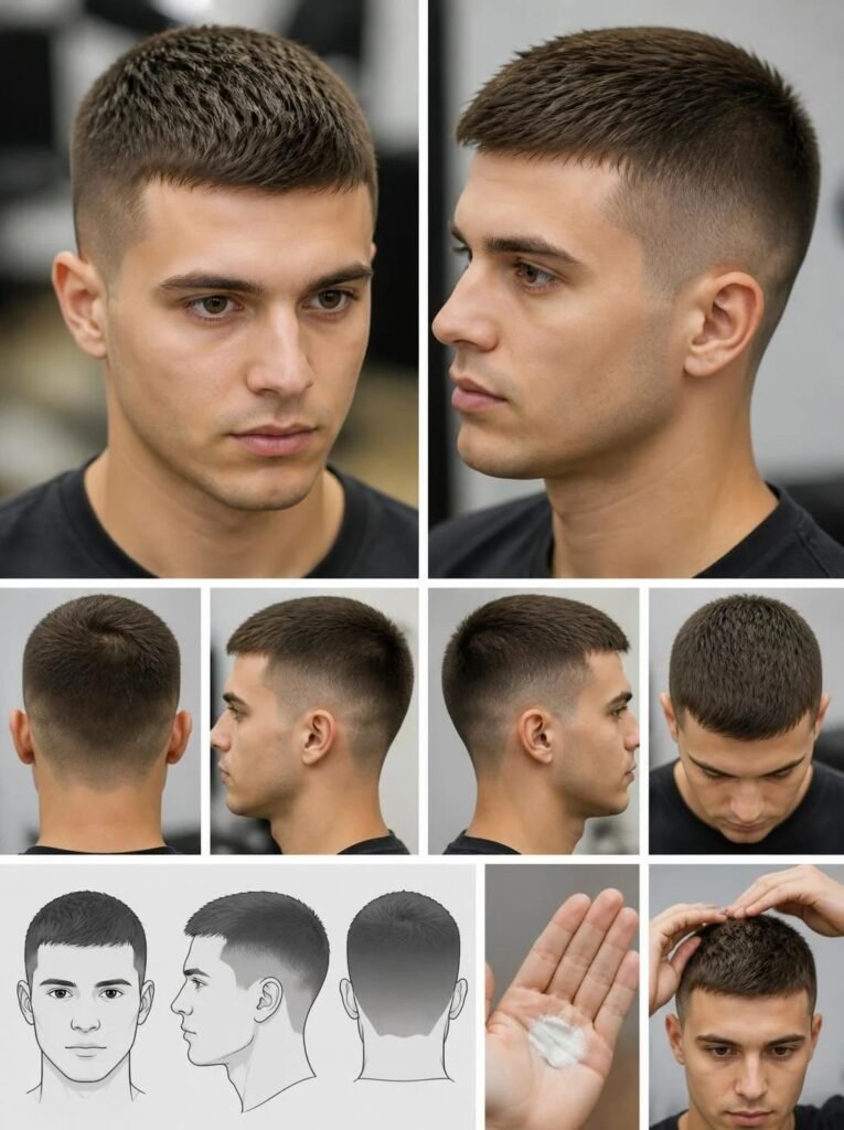 Crew Cut (Forward Styled)