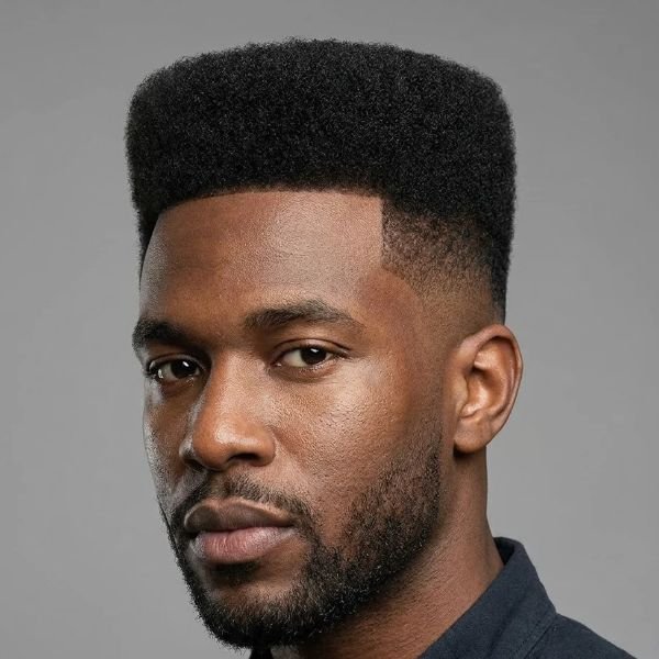 High Top with Mid Taper Fade