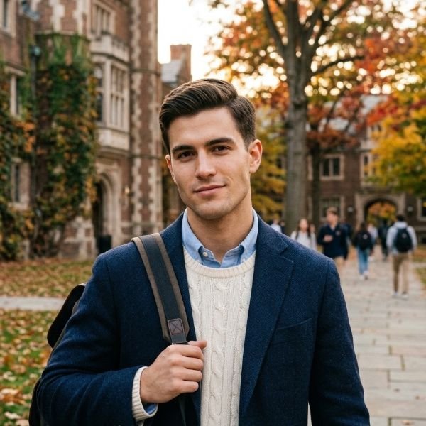 Ivy League Triangle Face