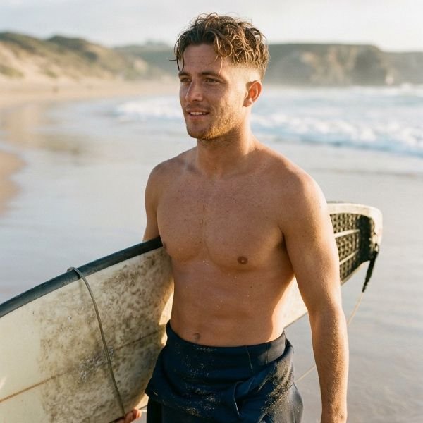 Short Surfer with Low Fade