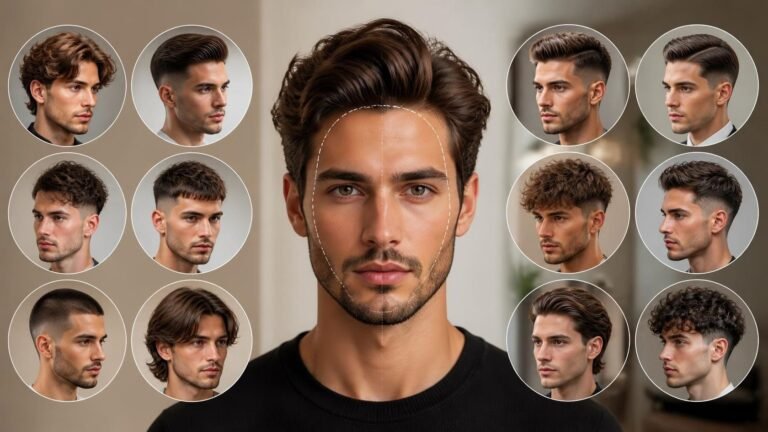 men haircut styles for oval face