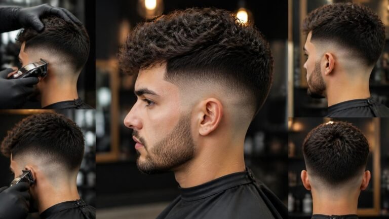 mid fade haircut
